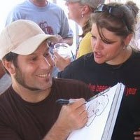 Adam Pate busking at the Round House Bar in Put-In-Bay, OH