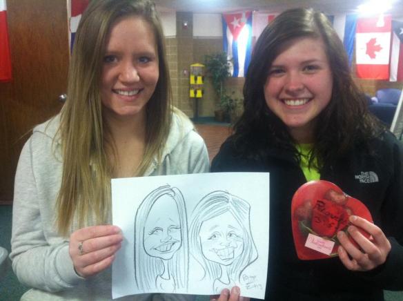 Proverbial chocolate and caricatures