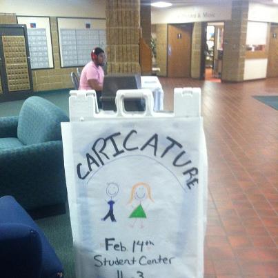 Caricature Promotional Sign Fail